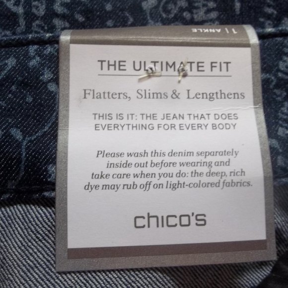 Chico's Ultimate fit ankle jeans - Picture 3 of 8
